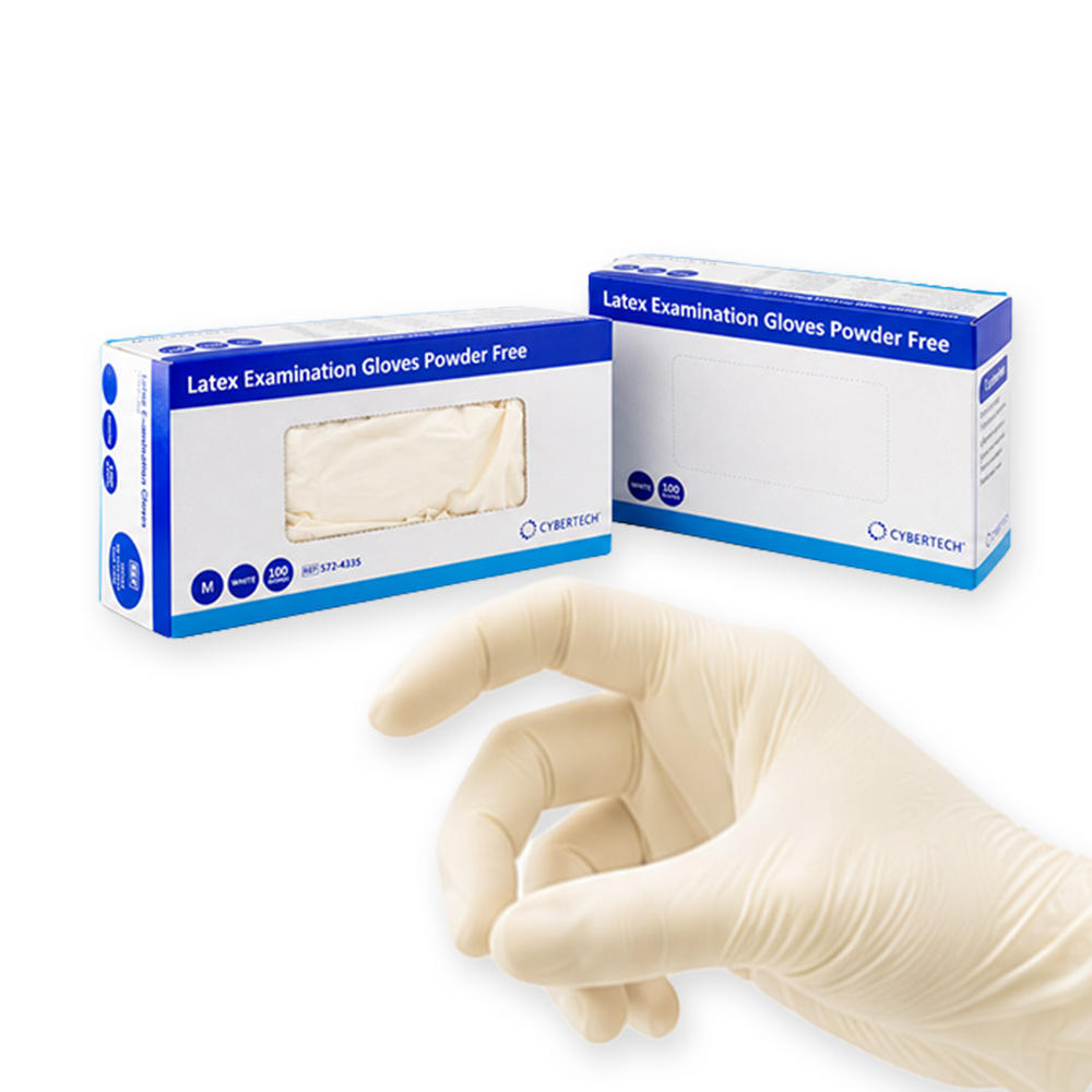 Gants d’examen latex sans poudre